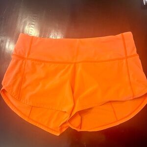 Size 2 Lululemon speed up shorts.